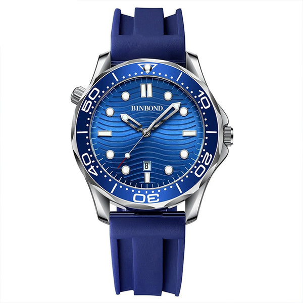 Relógio Binbond Sirius Silver Blue