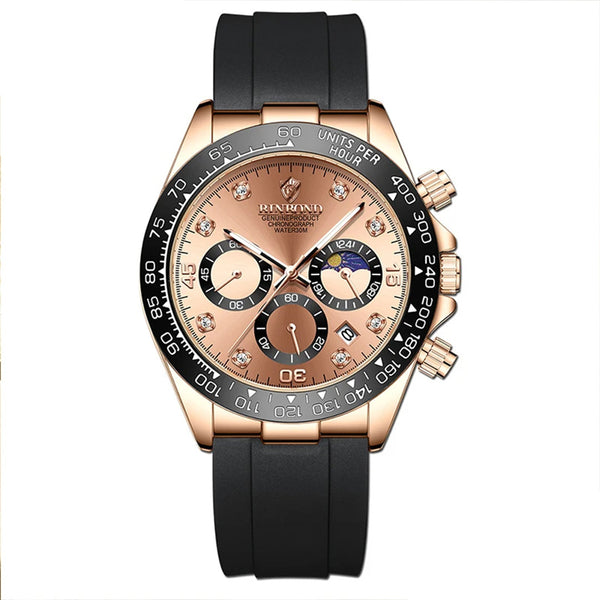 Relógio Binbond Windsor Brown Gold